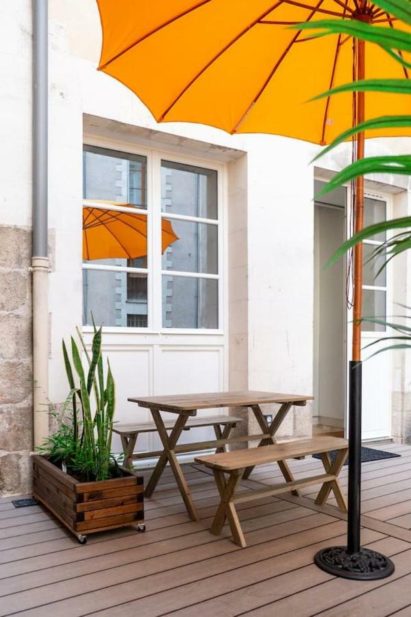 Hypercentre Appart 2 A 4 Pers, Calme & Cosy Avec Terrasse Privee Nantes Eksteriør billede